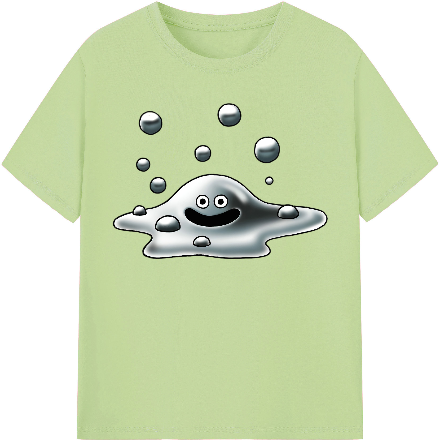 （画像用） ドラゴンクエスト Doragon Kuesuto Dragon Quest 綿100％半袖Tシャツ（フロントプリント）